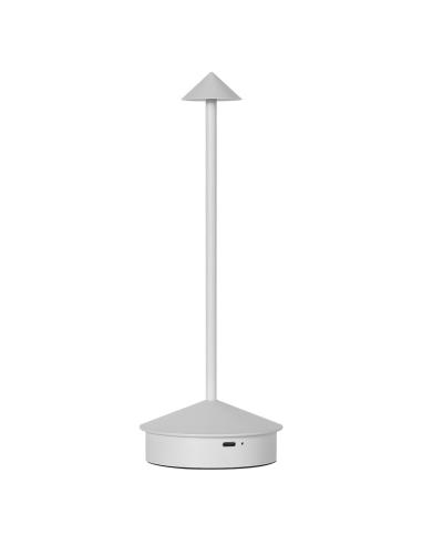 SOBREMESA GRAM BLANCO LED 3W - BATERIA RECAGABLE