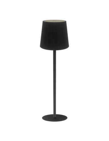 SOBREMESA-PIE SUNSET NEGRO LED 5W - BATERIA RECAGABLE