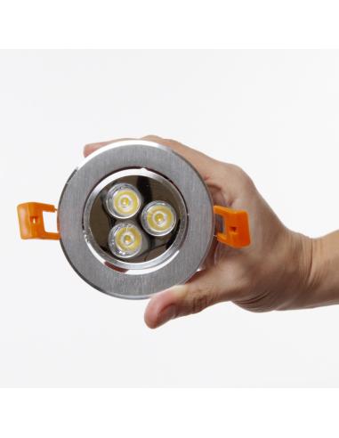 Foco Downlight LED 3W 300Lm 6000ºK Circular  [HO-LEDDOWN-3W-CW]