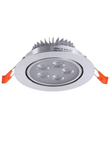 Foco Downlight LED 5W 500Lm 6000ºK Circular  [HO-LEDDOWN-5W-CW]