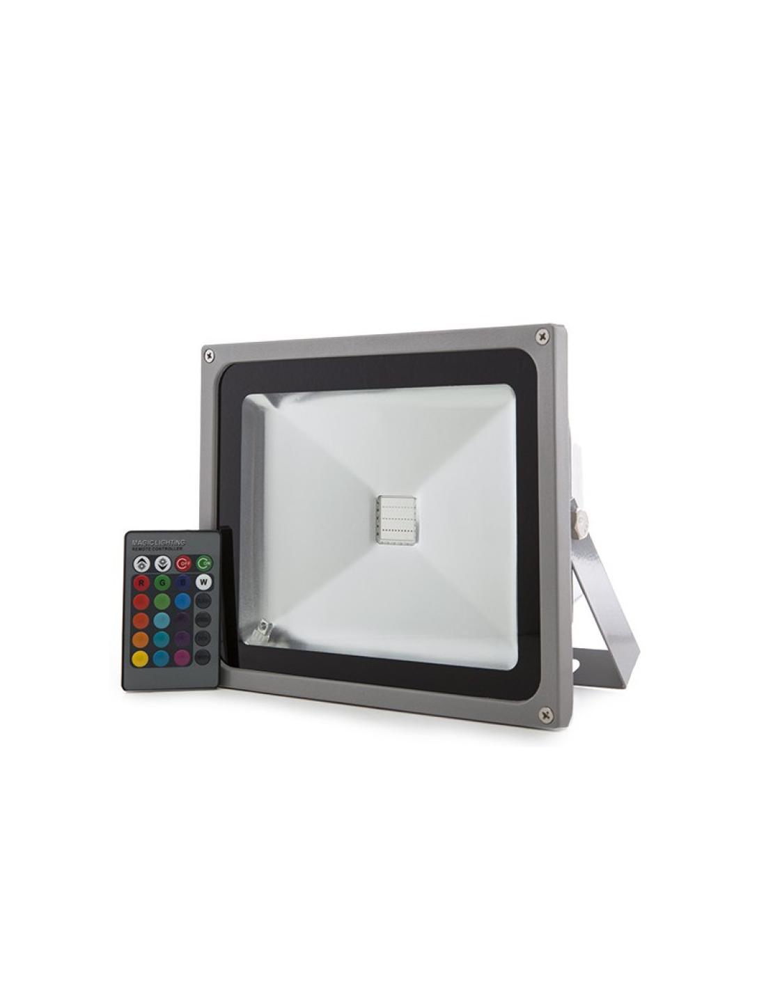 Proyector LED OSLO RGB 10W con mando a distancia IP65