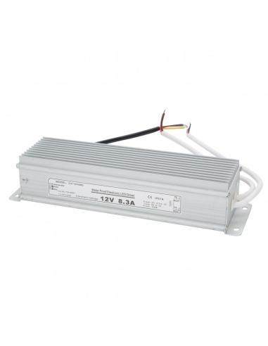 Transformador LED 100W 230VAC/12VDC IP67