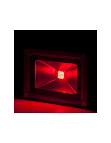 Foco Proyector LED 10W 850Lm IP65 Brico Rojo  [BQFS11510-R]