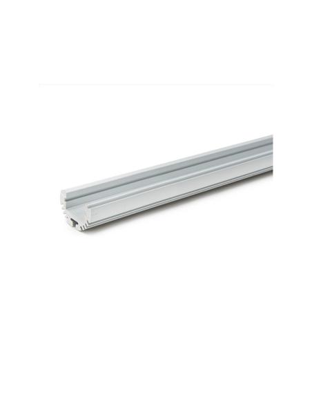 Perfíl Aluminio para Tira LED Suspendible - Difusor Opal SU-R002 x 2M