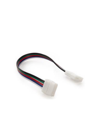 Conector Tira LED RGBw Doble con Cable
