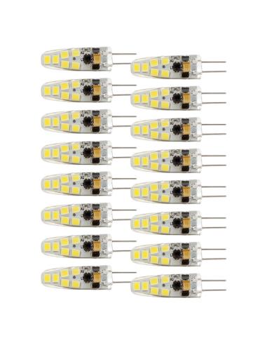 Bombilla G4 de LEDs 12 x SMD2835 12V AC/DC 3W 270Lm 30.000H