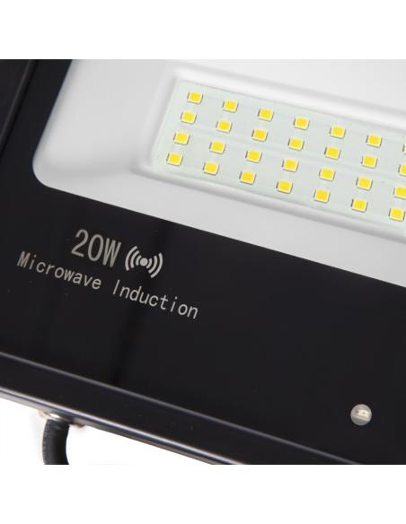 Proyector LED 20W sensor movimiento luz fría negro Westinghouse