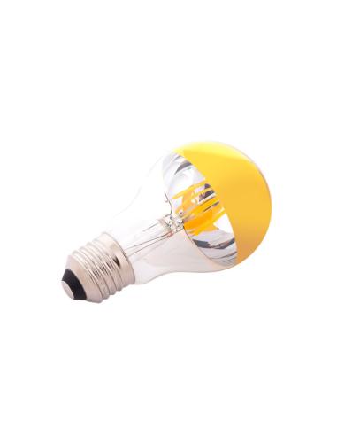 Bombilla LED E27 4W  273Lm 2000ºK Filamento A6 Reflector Oro  [WR-A60-GOLDEN-4W-WW]