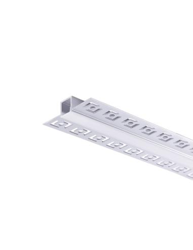 Perfíl Aluminio Empotrar Escayola/Pladur Tira Led 9mm  - 2M