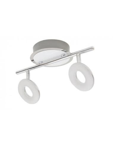 Regleta Foco Led Namibia Cromo Smd 10w 900lm 17x30