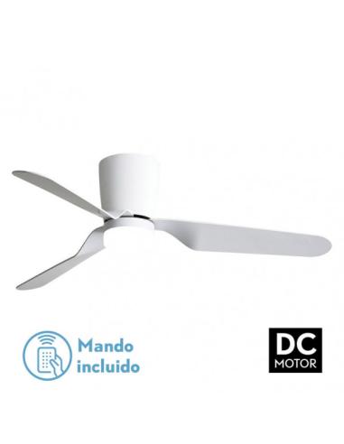 Ventilad 18w Dc Kochi Blanco 3 Aspas Blancas 5 Velocidades C/remoto Temporizador 132 D