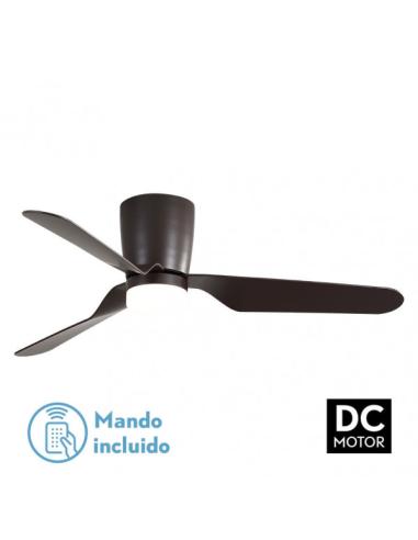 Ventilad 18w Dc Kochi Marron 3 Aspas Marron 5 Velocidades C/remoto Temporizador 132 D