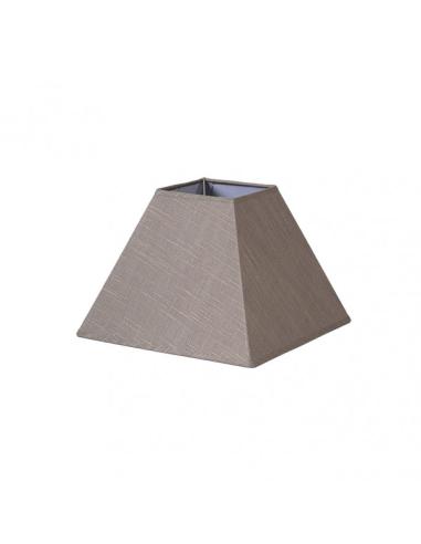 Pantalla Piramide Tenorio E27 Lino Gris 35dx15dx25h