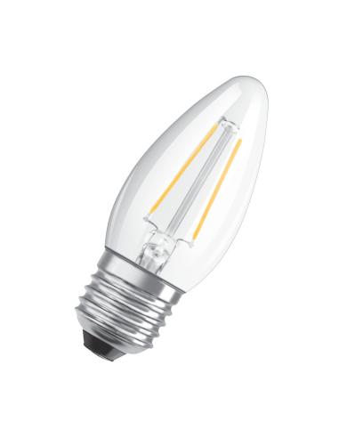 Bombilla LED LEDVANCE B E27 Transparente 4,8W 470Lm 2700K Regulable IP20  300 ° [LV-4099854067495]