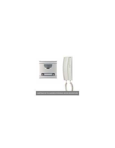 LEGRAND-Kit Audio A5 (5 Viviendas) Placa y Teléfonos Serie 7 [SON-375015]