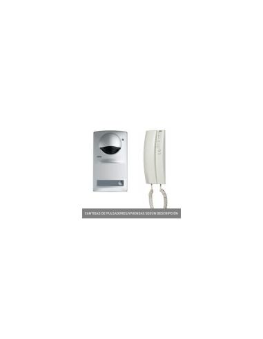 LEGRAND-Kit Audio A1 (1 Vivienda) Placa Superficie y Teléfono Serie 7 [SON-375710]