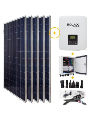 Kit Solar Fotovoltaico Híbrido 3KW Monofásico