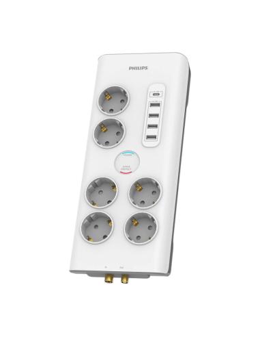 Base Múltiple Schuko + Usb Philips [E3-99702]