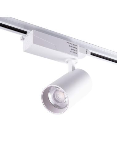 Foco Carril Monofásico 30W COB Regulable Flicker Free Blanco CCT 3000- 36º[1916-TL-30W-M-CCT]