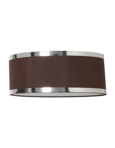 Pantalla Colgante Serie Lanzarote Marron/cromo M10 40d