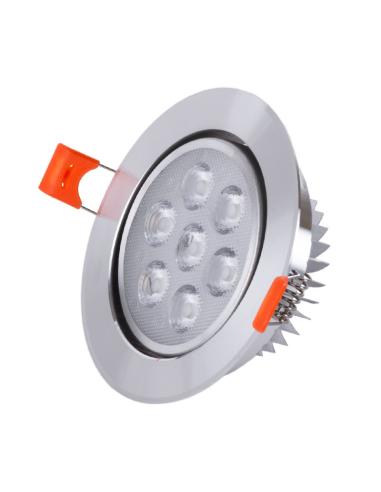 Foco Downlight LED 7W 700Lm  Circular 40.000H [HO-LEDDOWN-7W-CW]