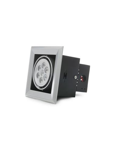 Foco Downlight  LED Cuadrado 7W 700Lm 40.000H