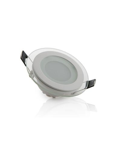 Foco Downlight LED 6W 450Lm  Circular   Cristal Ø95Mm 40.000H [GR-MB01-6W-CW]