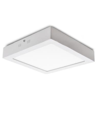 Plafón LED 18W 932Lm  Cuadrado 40.000H [GR-MZMD02-18W-CW]