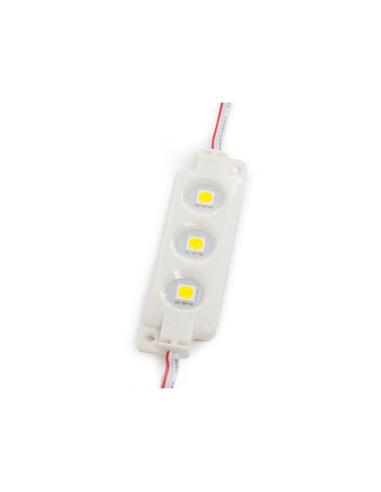 Módulo 0.72W 65Lm  3 LED ABS Inyectado SMD5050 40.000H [US-LMI5050W3-0001]