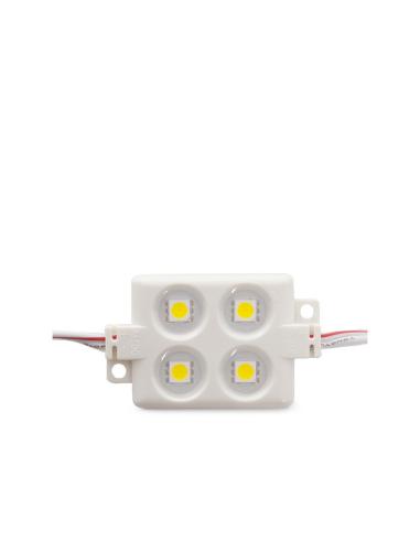 Módulo 1.44W 130Lm  4 LED ABS Inyectado SMD5050 40.000H [US-LMI5050W4-0001]