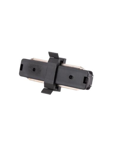 Conector Recto Carril Monofásico Negro [HO-PL218000RN]