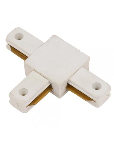 Conector T Carril Monofásico Blanco [HO-PL218000T]