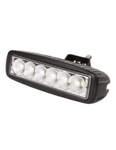 Barra LED 18W 960Lm  Automóviles y Náutica 9-33VDC IP68 40.000H [KD-WL-241-18W-CW]