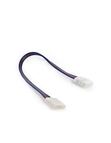 Conector Tira LED SMD5050 10Mm RGB 4 Vías Doble 12/24VDC