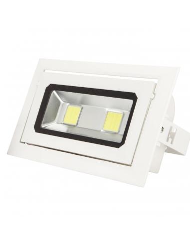 Foco Downlight LED 40W 3.600Lm  Rectangular Basculante 40.000H [WR-RECTBAS-40W-CW]