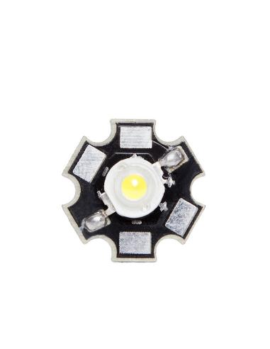 LED High Power 1W 120Lm  35X35 Disipador  [CH-LED-1W-35MIL-D-CW]