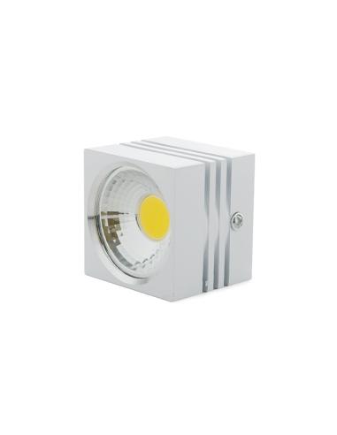 Foco Downlight LED  Superficie 3W 252.2Lm 3000ºK Cuadrado 40.000H [BF-MZ3002-3W-W-R-WW