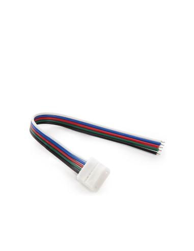 Conector Tira LED RGBw Simple con Cable