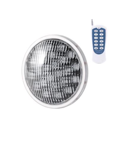 Foco Piscina LED 25W Par 56 RGB Mando 40.000H [HO-PAR56-25W-RGB]