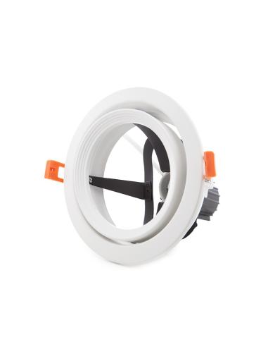 Aro Foco Downlight  Par 30 E27 (Sin Lámpara) Blanco