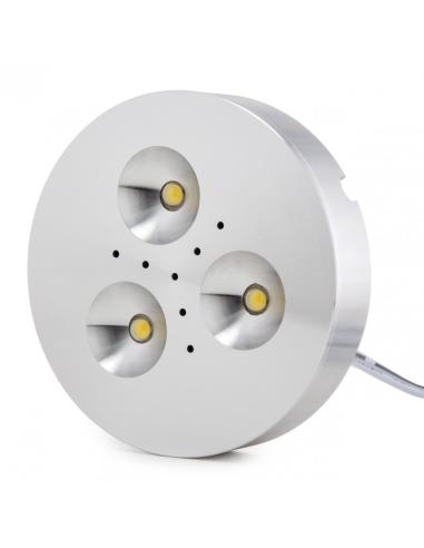 Mini Plafón LED 3.5W 255Lm  Superficie Muebles 40.000H [KD-CL7015L-3.5W-W