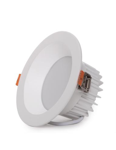 Foco Downlight Circular LED 9W 900Lm  Anti-Deslumbrante UGR19 40.000H [HO-DL-AD-9W-CW]