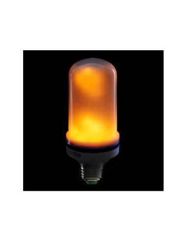 Bombilla LED E27 5W 450Lm 2000ºK Efecto Llama 25.000H [CA-EL-E27-5W]