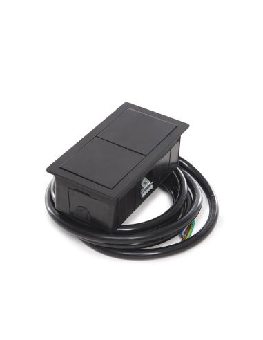 Versahit Mono B - 2 X Usb Cargador 5V - Negro Mate