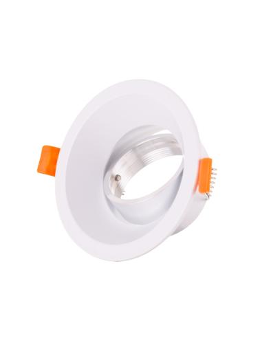 Aro Foco Downlight  Circular GU10 Ø99Mm - Blanco