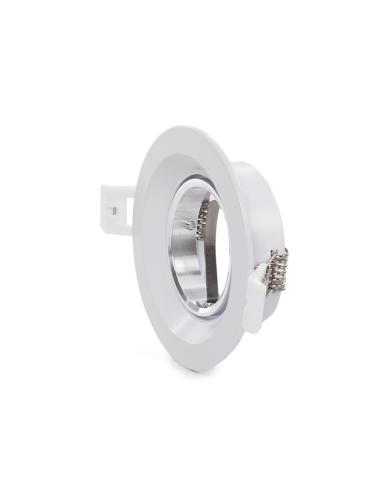 Aro Foco Downlight  Circular GU10 Ø92Mm - Blanco