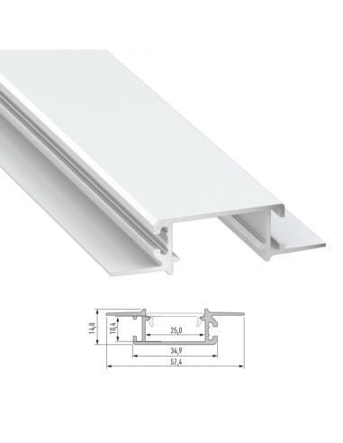 Perfíl Aluminio  ZATI 2,02M