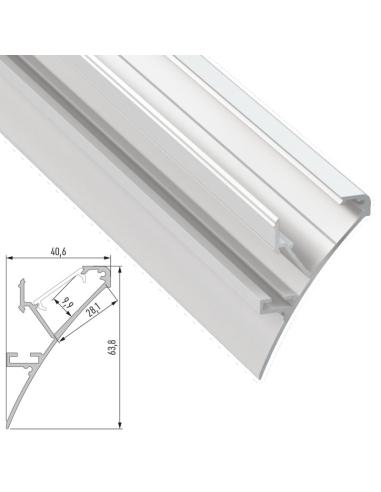 Perfíl Aluminio  LOGI 2,02M