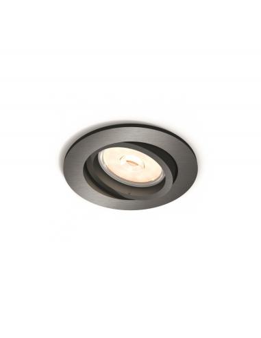 Aro Empotrable Philips Donegal Circular Plateado GU10 [PH-8718696160886]