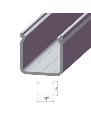 Perfíl Aluminio Tipo ECO P04 1,00M - Bruto